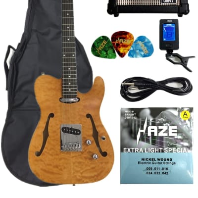 Haze  HSTL 1901 2FH QN Electric Guitar, Amp, Accessories Pack for sale