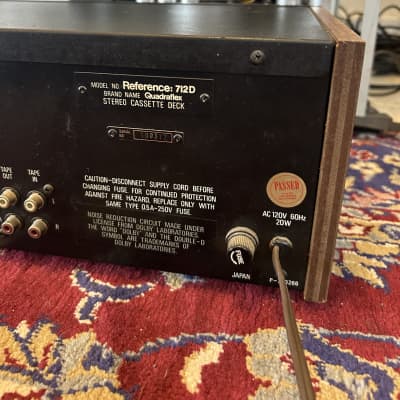 希少 ビンテージ Quadraflex 712D カセットデッキ Quadraflex 712D Cassette Deck, Vintage Rare, Used | eBay