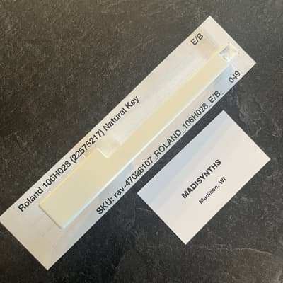 ORIGINAL Roland Replacement E/B Key (106H028) for Juno-1/6/60/106, Jupiter-6/8, SH-101, and more
