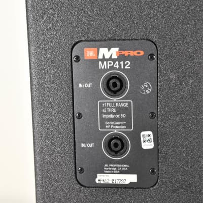 JBL MP412 12" Two-Way Passive Speaker (PAIR) CG003XS image 8