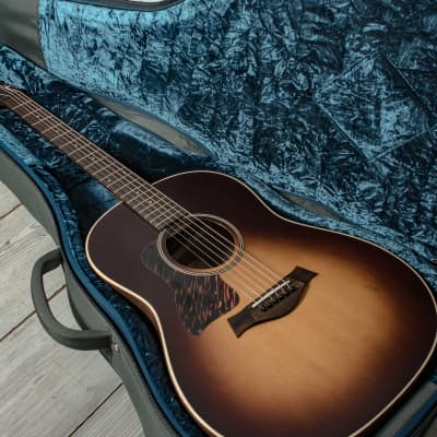 USED Taylor - AD17e-SB - The American Dream Series - Left Handed Acoustic-Electric Guitar - Grand Pacific Sunburst Sitka/Walnut - Tobacco Sunburst -  w/ AeroCase - x3081 image 17