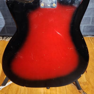 MIJ Teisco 3 Pick Up Electric Guitar Red Burst #1 New Frets image 14
