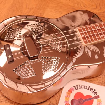 Aiersi Style "O" Nickel Plated Brass Concert Resonator #4983 image 7
