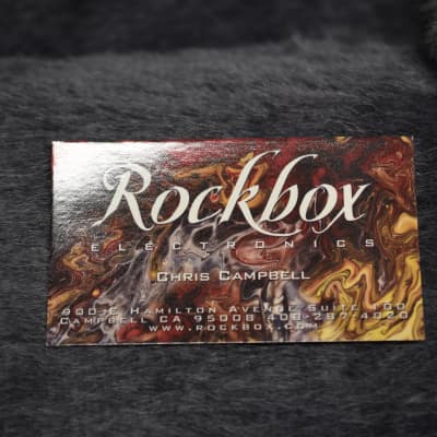 Rockbox Boiling Point, Early Serial, hand painted Swirl, with all original  case candy. image 9