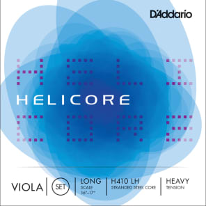 D'Addario H410LH Helicore Long Scale Viola Strings - Medium Tension