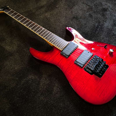 Jackson DKMG 1997  - Transpartent Red - VERY GOOD condition + gig bag for sale