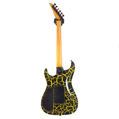 Charvel by Jackson DK-85 Japan 80s - Custom Yellow Crackle | Reverb