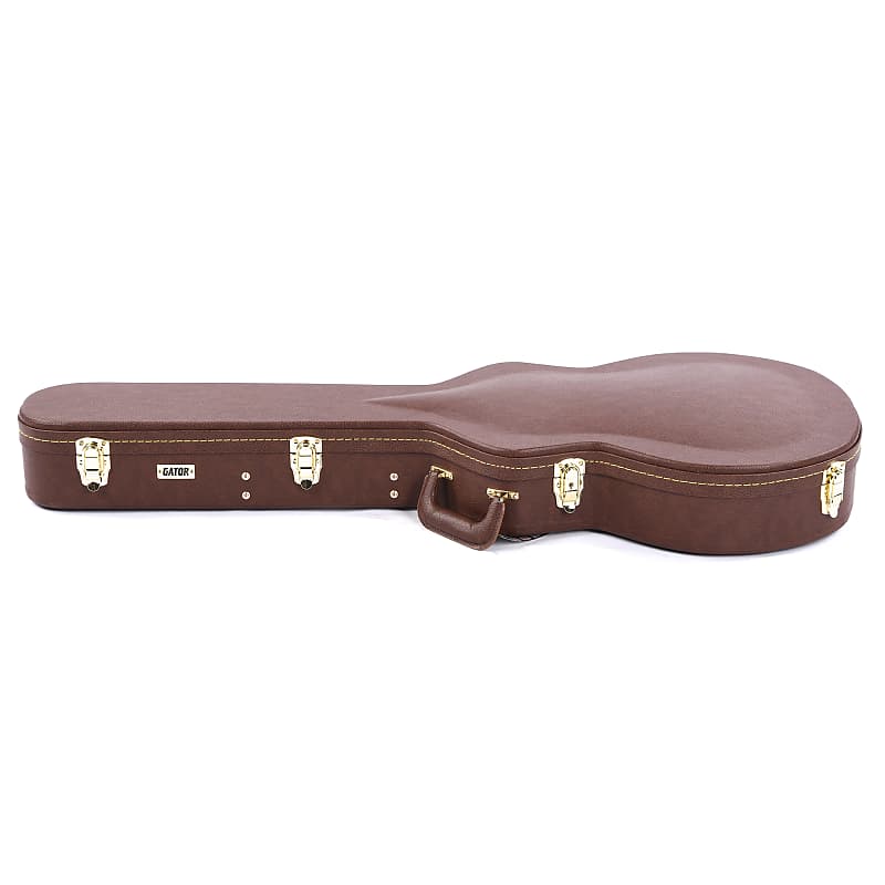 Gator GW-335-BROWN Deluxe Wood Semi-Hollowbody Electric Guitar Case image 3