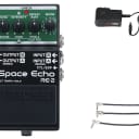 Boss RE-2 Space Echo Effect Pedal + Gator 9V Power Combo & 3 Patch Cables