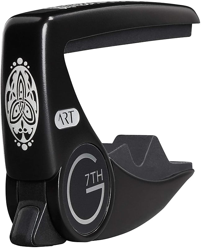 G7th Performance 3 ART Capo - Black - Celtic Engraved Special Edition