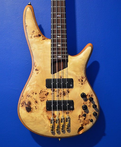 Ibanez SR 1600 Premium Natural Flat Poplar Burl Top