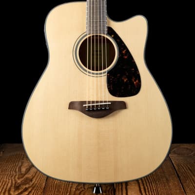 Yamaha FGX800C Acoustic Electric Guitar Natural - Free Shipping image 1