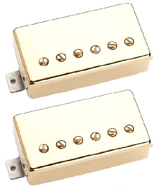 Seymour Duncan SH-55b & SH-55n Seth Lover Gold Humbucker Guitar Pickup Set  Bridge & Neck