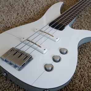 Yamaha RBX A2 A.I.R. Bass Guitar, 4-String, Aircraft Grey/White