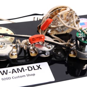 920D Custom S5W-AM-DLX American Deluxe Strat Style Wiring Harness w/ S1 Volume Control and 5-Way Superswitch image 2