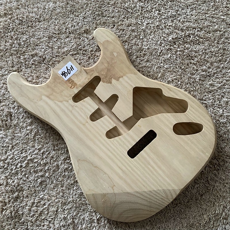 Solid Alder Wood Strat Style Guitar Body Reverb
