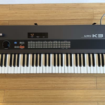 Kawai K3 - Digital Wave Memory Polysynth from 1986. SSM Analog Filters.