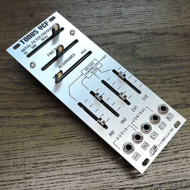 G Storm Electro Tonus VCF r3 Aluminum Eurorack ARP 2600 Filter