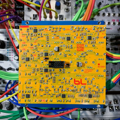Blue Lantern Stereo Sir Mix Alot - Matt Blue Eurorack Mixer Module image 11
