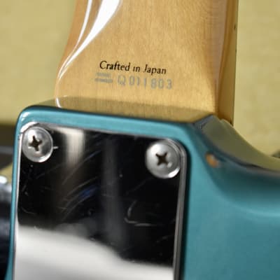 2002 Fender Japan JM66 Jazzmaster Ocean Turquoise Metallic, CIJ, Limited, Offset image 11