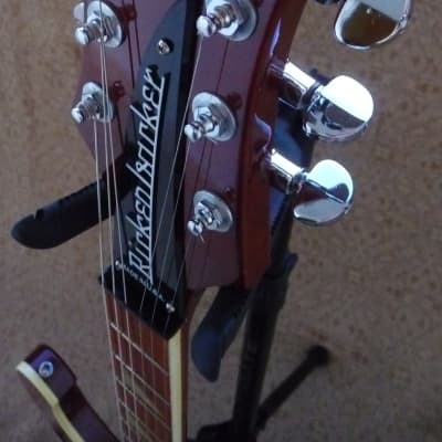 Vintage 1974 Rickenbacker 481 Guitar, Heavy Birdseye Maple, Beautiful RARE Walnut Brown Gloss Finish image 19