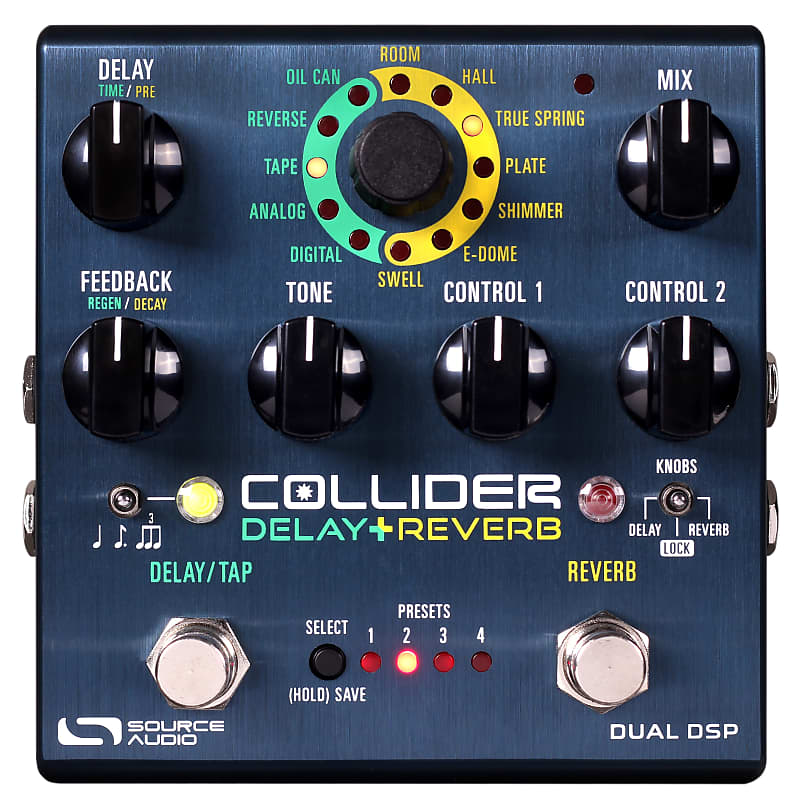 Source Audio SA263 One Series Collider Delay+Reverb Effects Pedal