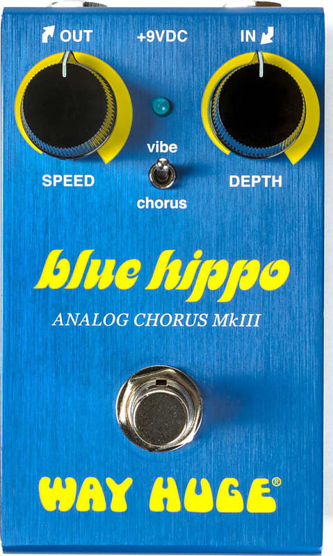 Way Huge WM61 Smalls Blue Hippo Analog Chorus Pedal image 1