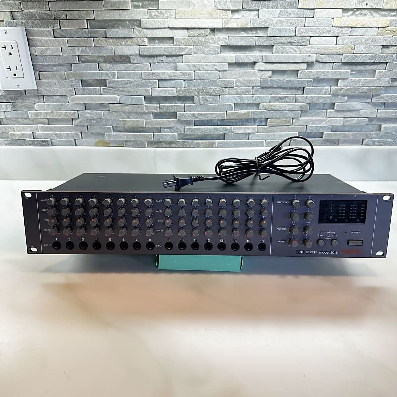 Fostex 2016 RackMount Line Mixer Reverb