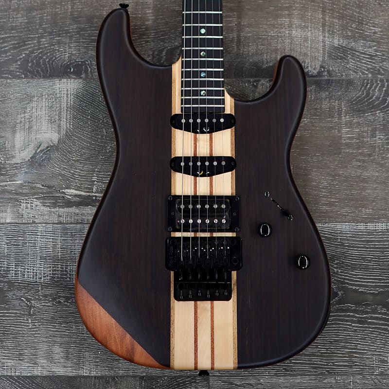 AIO Wolf S1 Floyd Rose Electric Guitar Dark Walnut Reverb