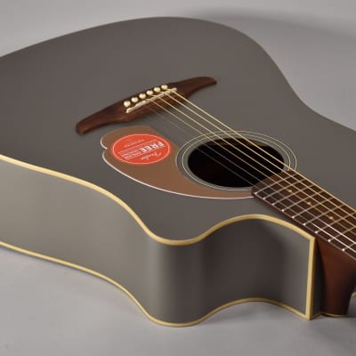 2021 Fender Redondo Player Slate Satin Finish Acoustic Guitar image 4