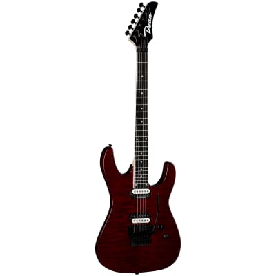 Dean Modern 24 Select Flame Top Trans Cherry Electric Guitar, MD24