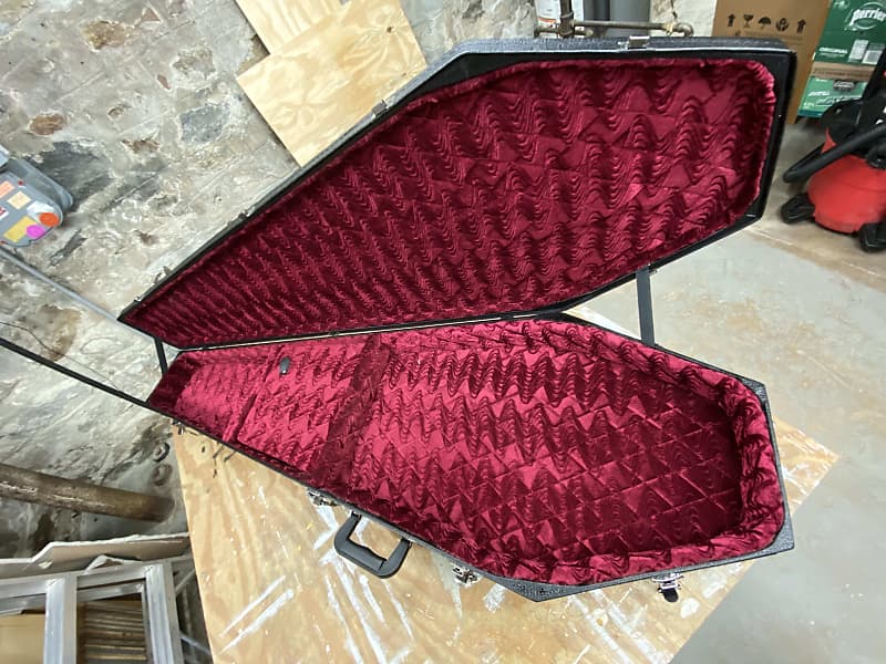 COFFIN CASES Bass Guitar Case Red Velvet Interior Model B195R Reverb