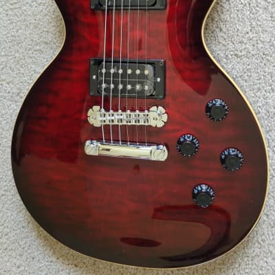 New Zemaitis Z22 Series Z22QQ Quilt Top Electric Guitar, Trans Red Burst, New Gig Bag for sale
