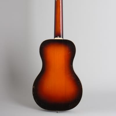 National  Model 1122 Cosmopolitan Solid Body Electric Guitar (1953), ser. #X-24048, original brown hard shell case. image 2
