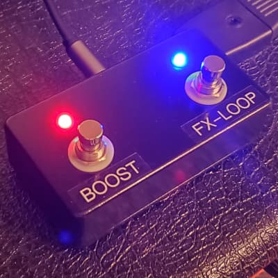 Custom 2-Button Red/Blue Footswitch (No Cable) - BOOST - | Reverb