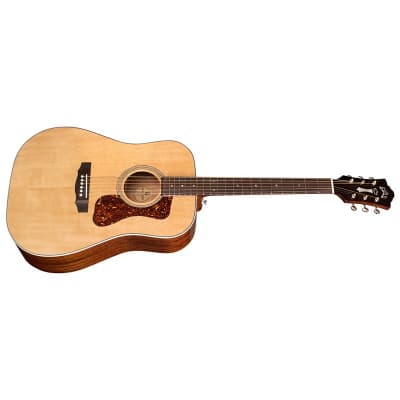 Guild D-140 Westerly Dreadnought Acoustic Guitar, Natural image 4
