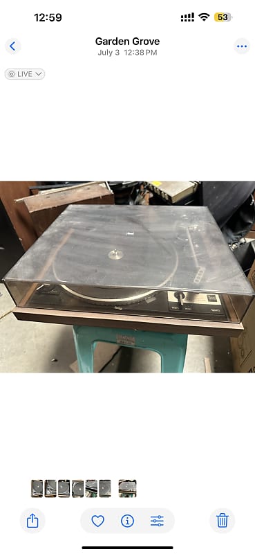 Dual Dual 1245 Turntable  			