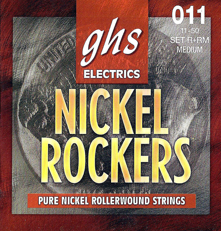 GHS Nickel Rockers Electric Guitar Strings 11-50 R+RM medium gauge image 1
