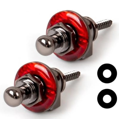 2 Piece Guitar Bass Strap Lock Buttons for sale