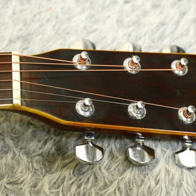 Vintage 1970's made Japan vintage Acoustic Guitar Westone W-40 Jacaranda body Made in Japan image 19