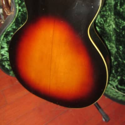 ~1952 Harmony H 50 Archtop Electric Hollowbody w/ Gibson P-13 Pickup Sunburst image 6