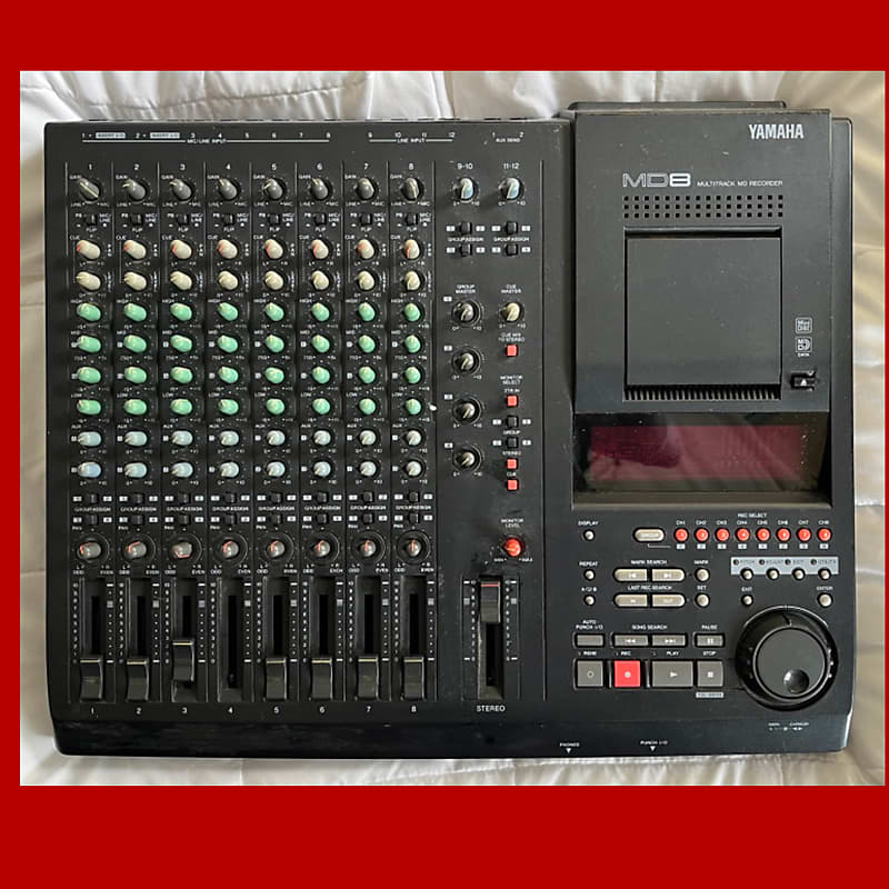 YAMAHA MD8【MD-DATA使用MTR】 Yamaha MD8 Multi-Track Minidisc Recorder * Original Box