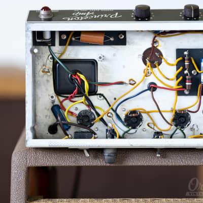Survivor 1962 Fender Princeton Amp 6G2 Brownface with footswitch image 17