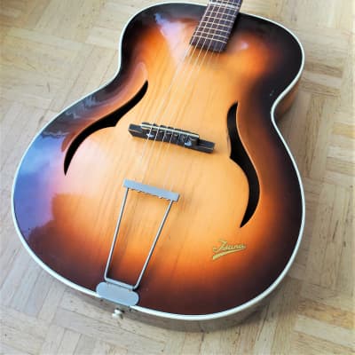 Isana Archtop guitar 1950s West Germany vintage - "Boutique Hofner-style" image 3