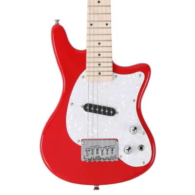 Glarry 30inch Mini KidsElectric Guitar Maple Fingerboard w/5W Amplifier Red image 3