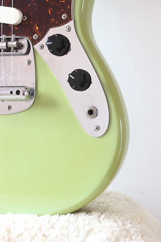 Fender Japan '69 Reissue Mustang MG69-60 Aged Surf Green 1987 | Reverb