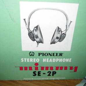 1960's vintage Pioneer mimmy SE-2P 1960'S Headphones in box