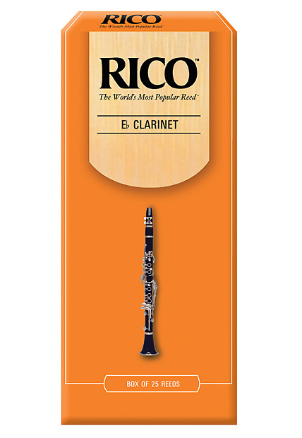 Rico Eb Clarinet Reeds, Strength 1.5, 25-pack image 1