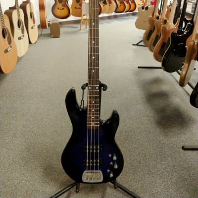 Used G&L Tribute L-2000 Bass Guitar - Blueburst with Hardshell Case image 4