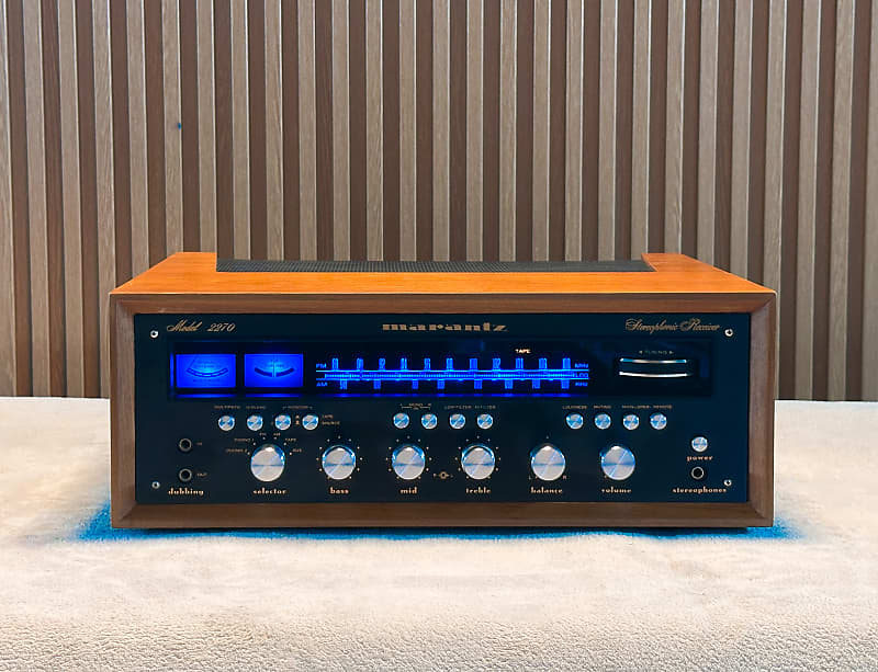 MARANTZ 2270 RECEIVER –FULLY RESTORED - FREE TO CHOOSE WC&#039;S COLOR-1 YEAR WRT  			